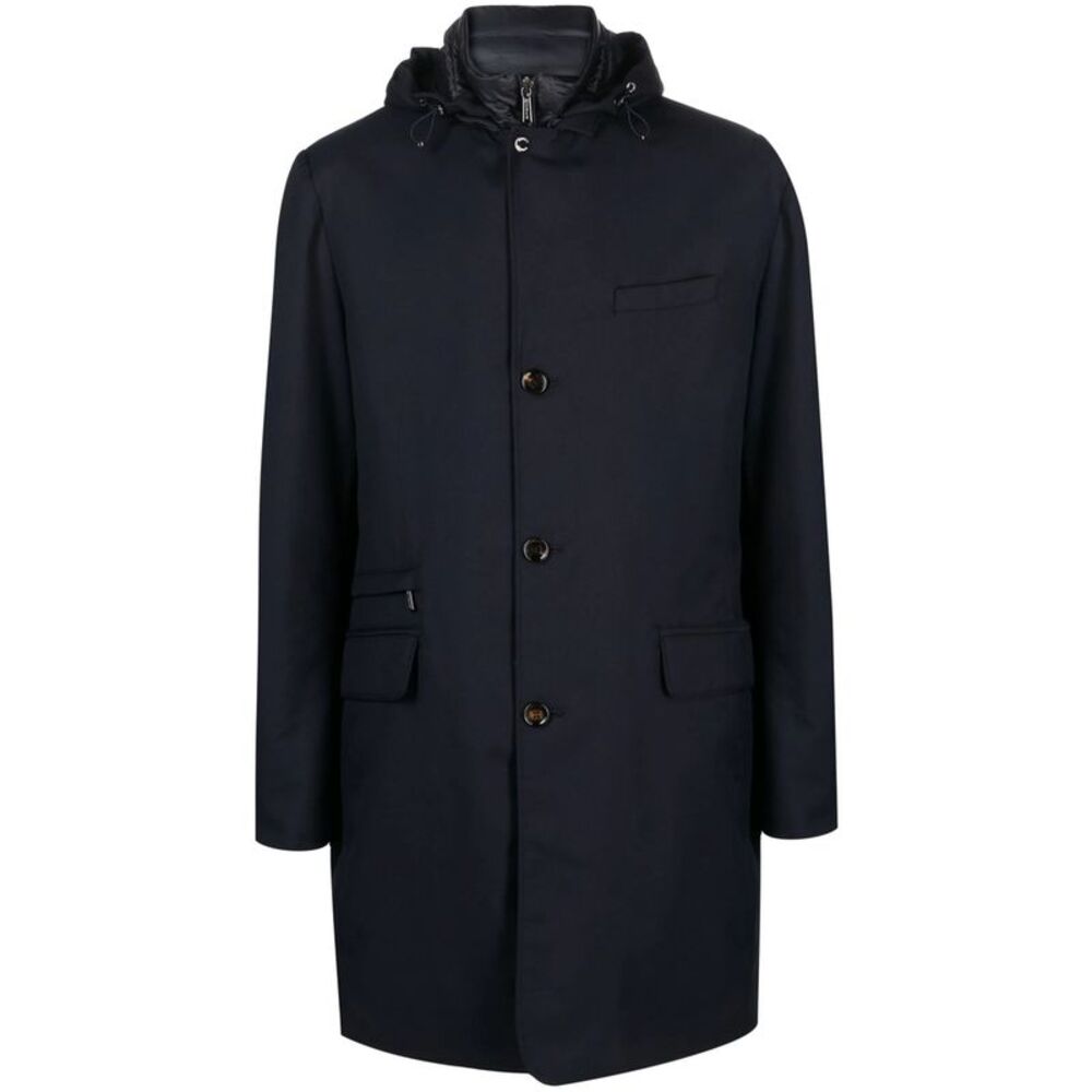 Moorer Blue Coats - Single Breasted Coats Men
